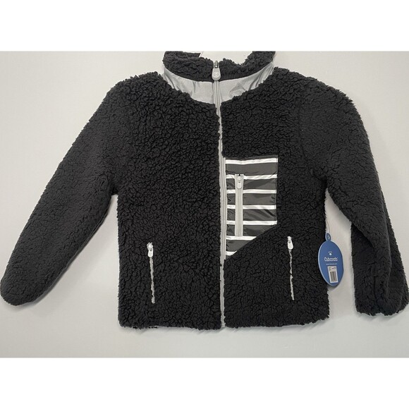 Cubcoats Transforming Unisex 2-in-1 Stuffed Animal Sherpa Coat Black Panda 4-5